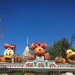 The Pumpkins Guard the Gates At Disneyland for Halloween