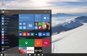 Windows 10 Start Screen