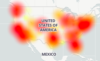 Down Detector Outage Map
