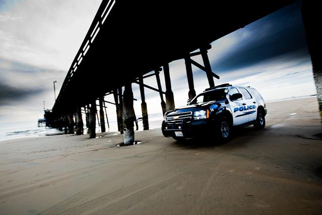 Newport Beach Police at Pier
