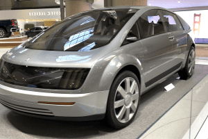 GM EV concept at RenCen